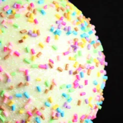 Green Glitter Christmas Bauble with Sprinkles Decorative Christmas Baubles|