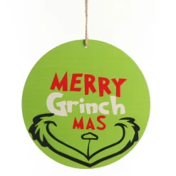 Green Merry Grinchmas Christmas Sign Wall Hangings And Signs|