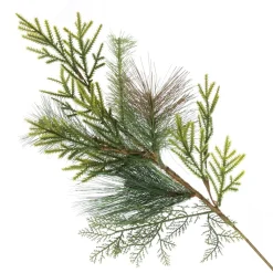 Green Mixed Leaf Christmas Spray Christmas Sprays|