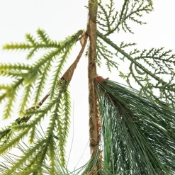 Green Mixed Leaf Christmas Spray Christmas Sprays|