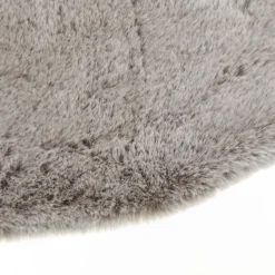 Grey Faux Fur Tree Skirt Christmas Tree Skirts|