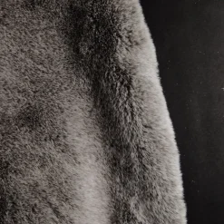 Grey Faux Fur Tree Skirt Christmas Tree Skirts|