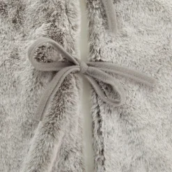 Grey Faux Fur Tree Skirt Christmas Tree Skirts|