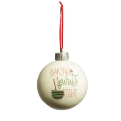 Happy Holiday Lightup Baubles - Set of 4 Christmas Bauble Sets|