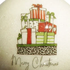 Happy Holiday Lightup Baubles - Set of 4 Christmas Bauble Sets|