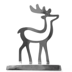Hollow Chrome Reindeer Stocking Hanger Stocking Hangers|