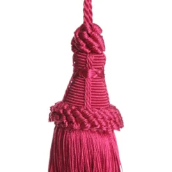 Hot Pink Tassel Christmas Tree Decorations|