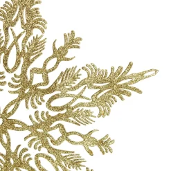 Intricate Gold Hanging Snowflake Decoration Snowflakes And Stars|