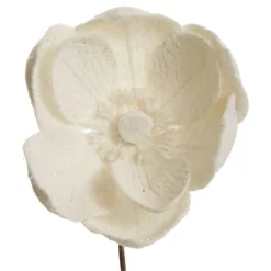 Ivory Magnolia Flower Stem Christmas Flowers|