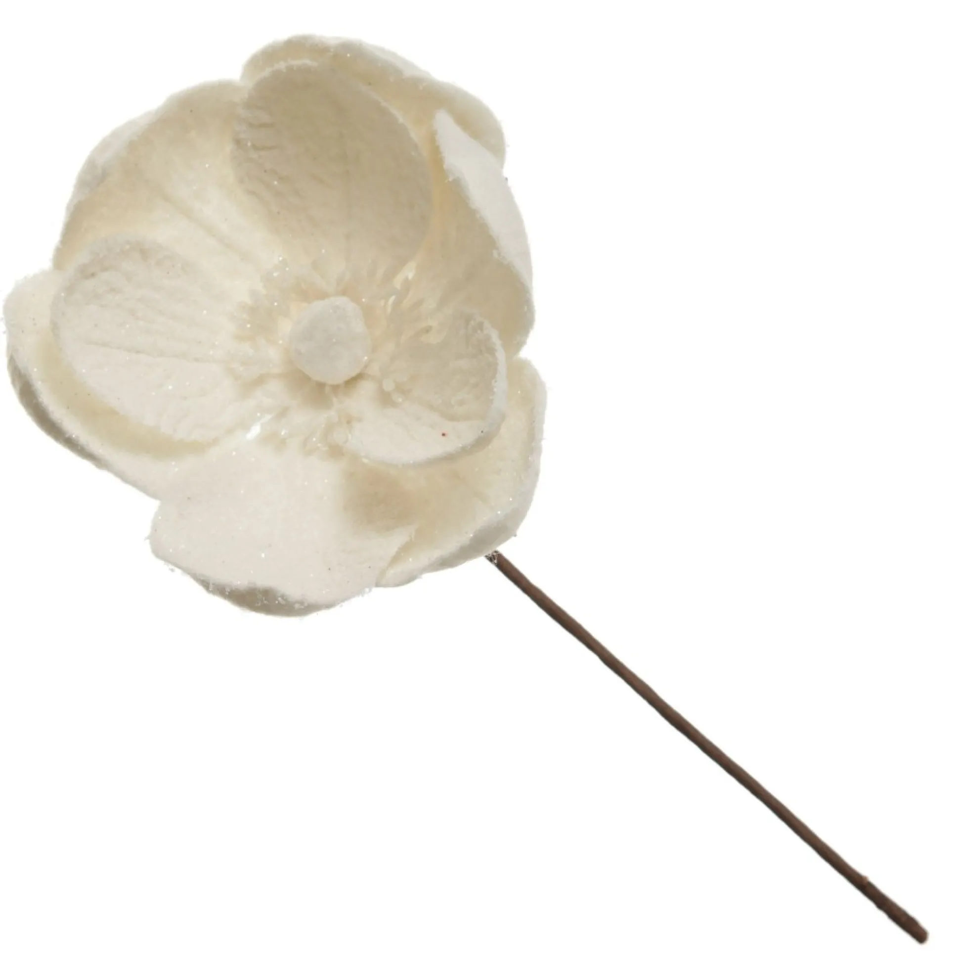 Ivory Magnolia Flower Stem Christmas Flowers|