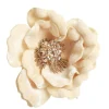 Ivory Velvet Magnolia Flower Clip Christmas Flowers|