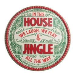 Jingle All the Way Retro Wooden Christmas Sign Wall Hangings And Signs|