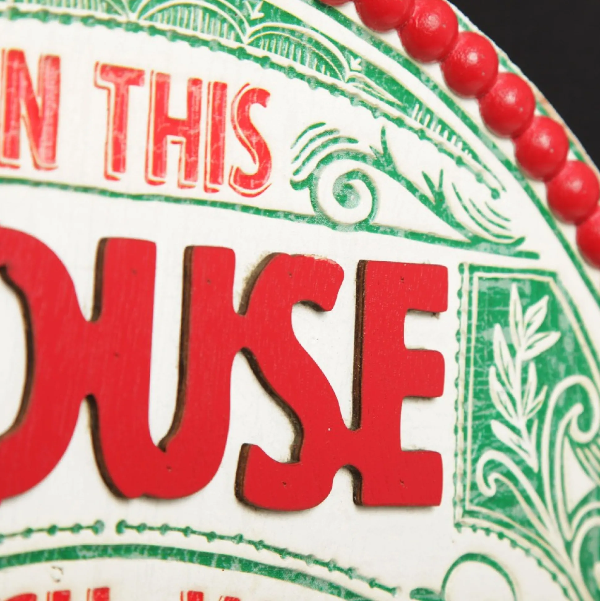 Jingle All the Way Retro Wooden Christmas Sign Wall Hangings And Signs|