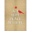 Joy Hope Peace Believe Christmas Poster Print Christmas Prints|