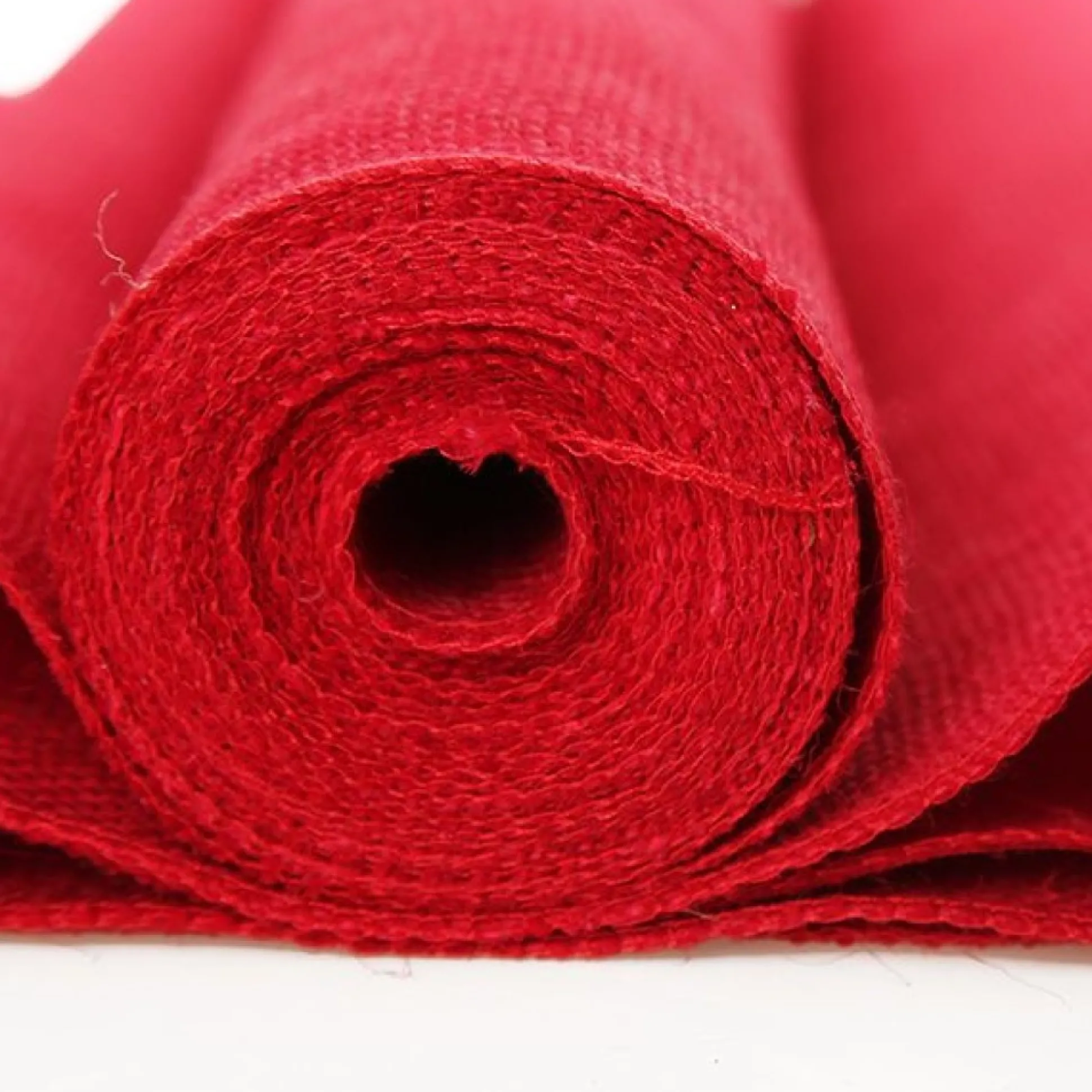 Jute Red Roll - Table Runner Christmas Table Decor|