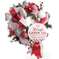 Kringle Candy Co Christmas Wreath Plaque Diy Wreaths|