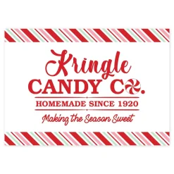 Kringle Candy Co Christmas Poster Print Christmas Prints|