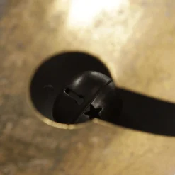 Large Antique Gold Metal Bell Decoration Christmas Bells And Bows|