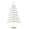 Large Antique Silver Metal Christmas Tree Table Top Christmas Trees|
