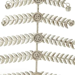 Large Antique Silver Metal Christmas Tree Table Top Christmas Trees|