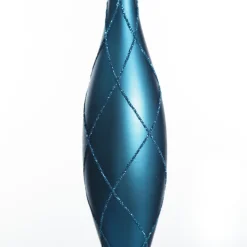 Large Blue Christmas Long Drop Decoration - Set of 3 Finials And Drops|