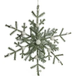 Large Christmas Pine Snowflake Snowflakes And Stars|