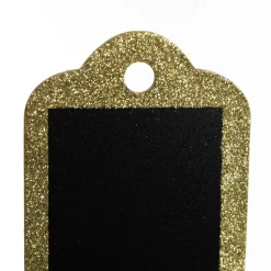 Large Glitter Arched Edge Name Tag Personalised Santa Sacks|