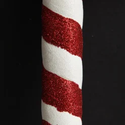 Large Glitter Candy Cane Decorations - Set of 2 Christmas Tree Decorations|