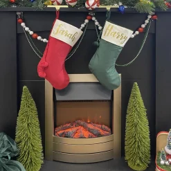 Large Green Bottle Brush Tree Table Top Christmas Trees|