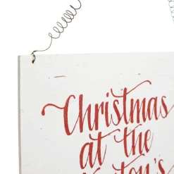 Large Personalised Country Christmas Wood Plaque Christmas Plaques|