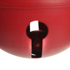 Large Red Metal Bell Decoration Christmas Bells And Bows|