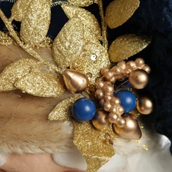 Large Santa Head with Blue Hat Christmas Wall Hanging Wall Hangings And Signs|