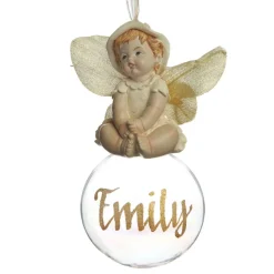 Lemon Gumnut Baby Personalised Christmas Bauble Personalised Baubles|