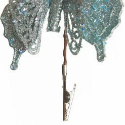 Light Blue Glitter Butterfly Clip Butterflies And Birds|