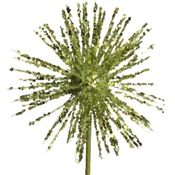 Lime Green Starburst Sparkle Pick Christmas Tree Picks|