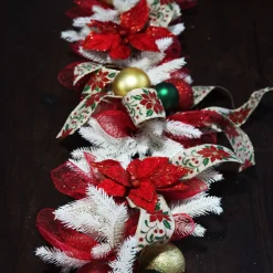 Limited Edition Beautifully Decorated Christmas Garland Christmas Garlands|