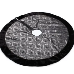 Luxe Damask Jacquard Christmas Tree Skirt Christmas Tree Skirts|