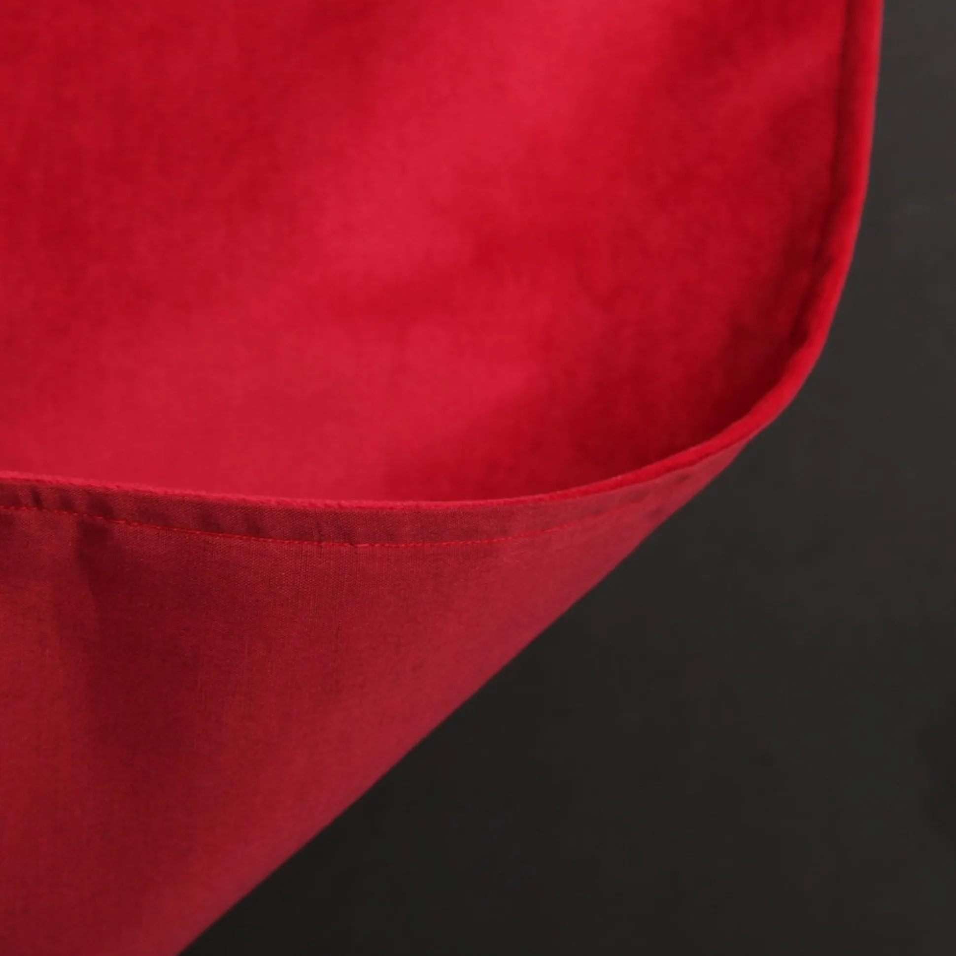 Luxe Dark Red Velvet Lined Table Runner Christmas Table Decor|