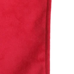 Luxe Dark Red Velvet Lined Table Runner Christmas Table Decor|