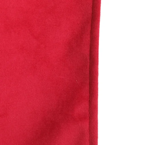 Luxe Dark Red Velvet Lined Table Runner Christmas Table Decor|