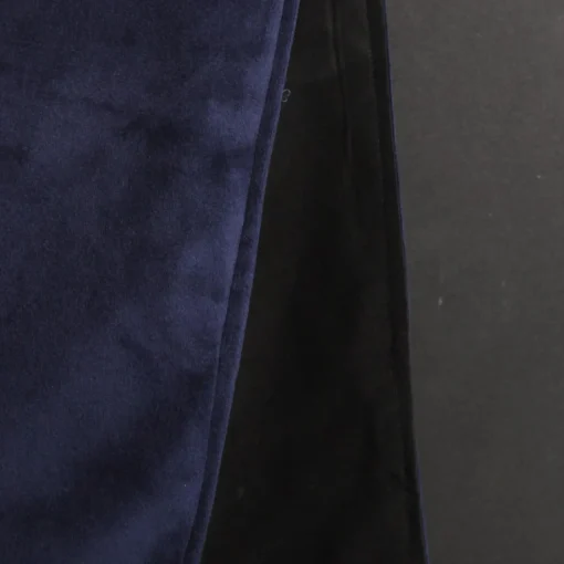 Luxe Navy Blue Velvet Lined Table Runner Christmas Table Decor|