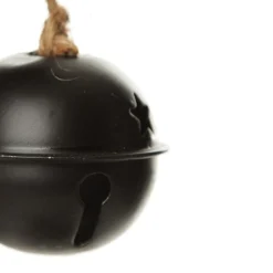 Matt Black Bell Trio Christmas Bells And Bows|