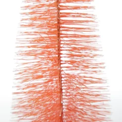 Medium Apricot Wire Christmas Tree with Wood Base Table Top Christmas Trees|