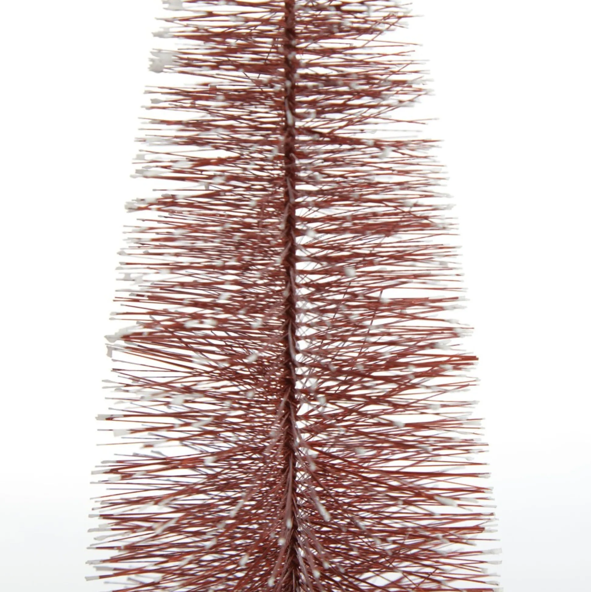 Medium Burgundy Wire Christmas Tree with Wood Base Table Top Christmas Trees|