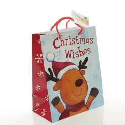 Medium Christmas Wishes Gift Bag Gift Wrap, Boxes, Bags & Tags|