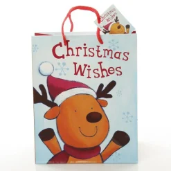 Medium Christmas Wishes Gift Bag Gift Wrap, Boxes, Bags & Tags|