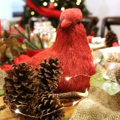 Medium Natural Real Pine Cones - Pack of 4 Pinecones And Acorns|