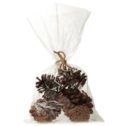 Medium Natural Real Pine Cones - Pack of 4 Pinecones And Acorns|