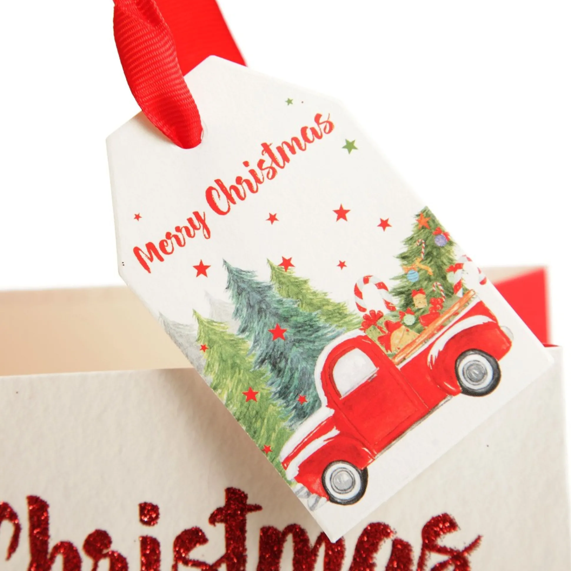 Merry Christmas Gift Bag - Red Ute Gift Wrap, Boxes, Bags & Tags|