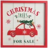 Merry Christmas Trees for Sale Wall Hanging Plaque Diy Wreaths|
